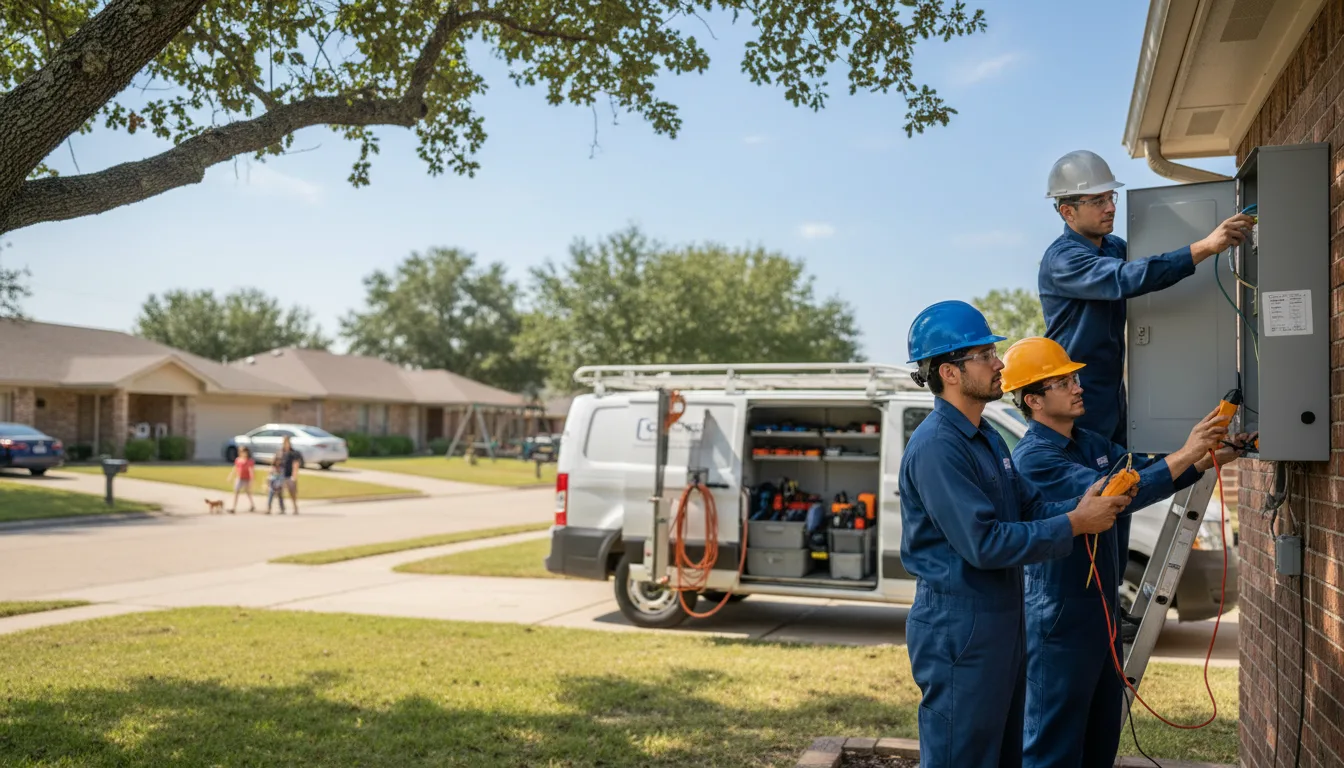 Certified electrician providing emergency electrical services in Port Byron, IL